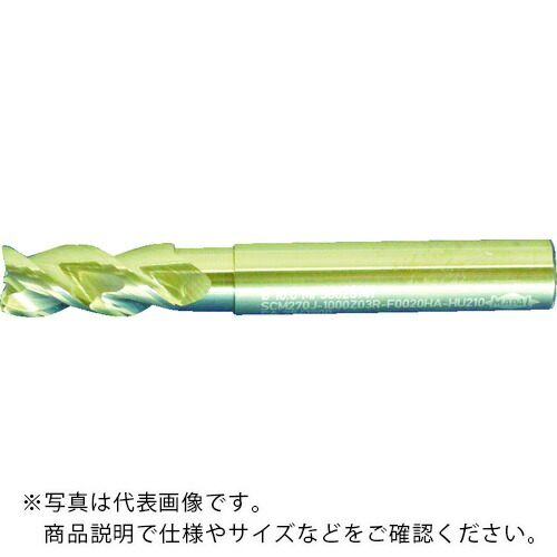 MAPAL ( マパール ) 超硬スクエアエンドミル OptiMill-Alu-HPC 不等分割・不等リード3枚刃 アルミ用 刃径3mm 刃長8mm 全長57mm シャンク径6mm ( SCM270J-0300Z03R-F0006HA-HU210 ) マパール(株)