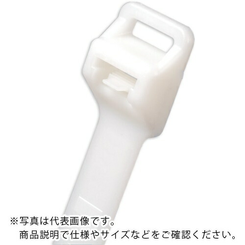 PANDUIT ( パンドウイット ) リリースタイ 取り外し可能ナイロン結束バンド ナチュラル100本 ( PRT5EH-C )