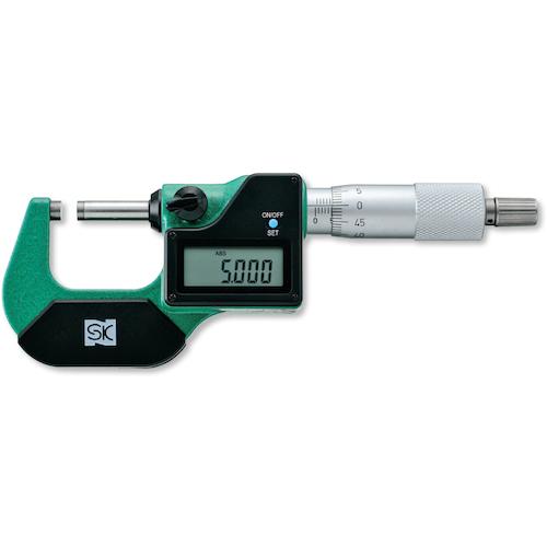 SK ( 新潟精機 ) デジタル外側マイクロメータ 測定範囲0~25mm ( QEM133-25 ) 新潟精機(株)