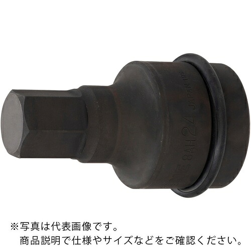 TONE インパクト用ヘキサゴンソケット 対辺寸法24mm 差込角25.4mm ( 8AH-24 )