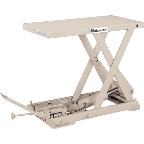 Bishamon ( スギヤス ) テーブルリフト ちびちゃんシリーズ 足踏式 均等荷重750kg 揚程650mm テーブル寸法518×1010mm ( X-75C )