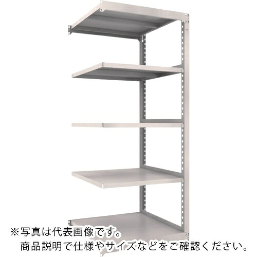 TRUSCO ( トラスコ中山 ) M3型中量棚 900X921XH2100 5段 連結 免震樹脂ベース付 ネオグレー ( M3-7395BSFC NG ) 28,020円