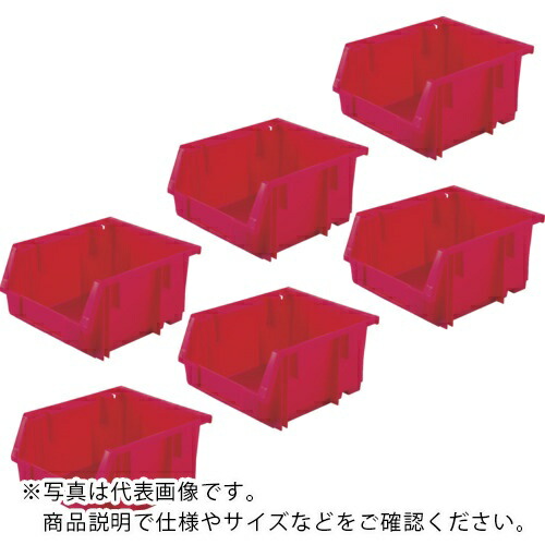 【SALE必要経費】TRUSCO ( トラスコ中山 ) 【まとめ買い】VN型入れもの 1.8L 赤いこと 160個 ( VN-2N-R-160P )