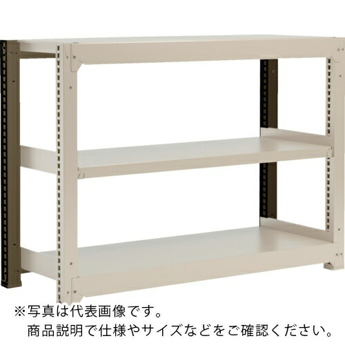 TRUSCO ( トラスコ中山 ) スチールラック M3型中量棚 1200X471XH900 3段 単体 ネオグレー ネオグレー ( M3-3453 NG(ﾈｵｸﾞﾚｰ) )