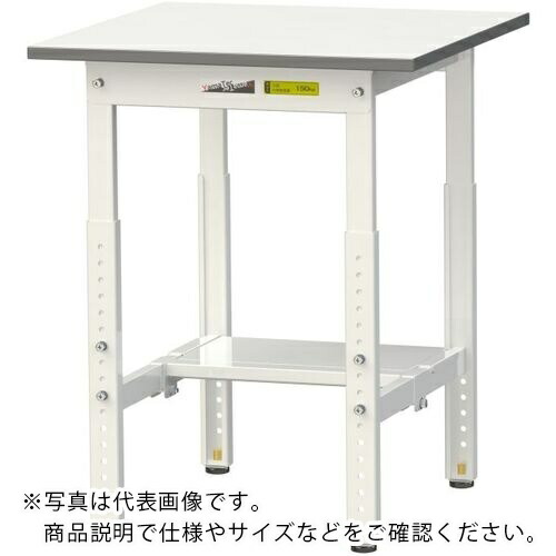 【SALE通貨価値】まっ盛りテック ( 山金工業 ) 軽さやり方台 細工物一覧表150つづき物 高さ合わせる手合い 横ずっぽう棚付 低圧メラミン天板 W600×D600×H600~900粍 シルキーホワイト ( SUPA-660T-WW )