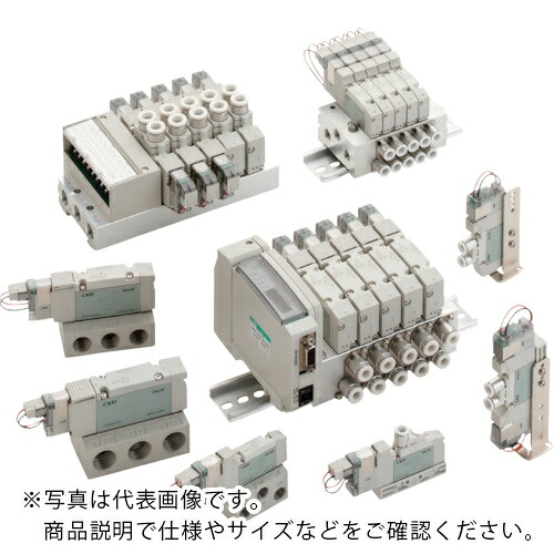 CKD 電磁弁 パイロット式5ポート弁 ダイレクト配管 ( 4GA320R-C6-E2-3 )