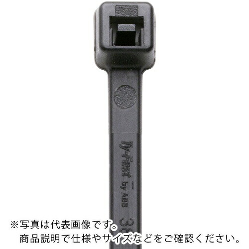 TY－Fast ( ABB ) 結束バンド 産業用ケーブルタイ 耐候・耐熱 黒色 幅4.8×長さ365mm 1000本入り ( TY400-50X )