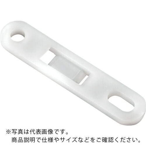 TY－Rap ( ABB ) マウントベース 直列 標準 ナチュラル色 最大1束結束 タイ幅最大4.8mm 1000個入り ( TC101 )