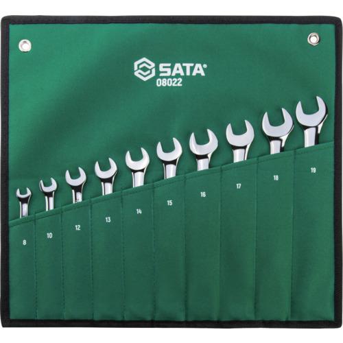 SATA コンビネーションレンチセット(10点) ( 08022 )