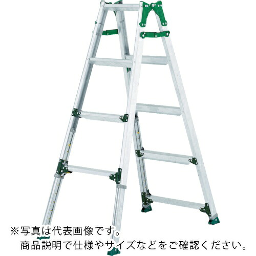 アルインコ 高段差用伸縮脚付きはしご兼用脚立 天板高さ1.88~2.32m(長わく)・1.59~2.03m(短わく) ( PRH1821FX ) アルインコ(株)住宅機器事業部