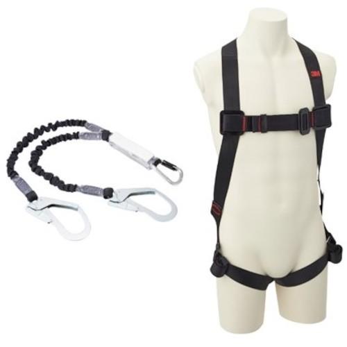 【SALE通貨価値】３M ( スリーエム ) 【押さえる書き割り品】 プロテクタ フルハーネス M/L大きさ・伸縮式ツインランヤードセット ( 1161649KIT4 ) スリーエム ジャパン(株)安全性のあるせっ生生産物商行為部