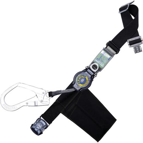 TSUYORON ( 藤井電工 ) 胴ベルト型墜落制止用器具(巻取タイプ)ロック機構付き ロックリトライト 黒 Mサイズ 幅50MM×長さ1200MM ワンタッチバックル仕様 ( TB-LRL-OT593-BLK-M-JAN-BP ) 藤井電工(株)