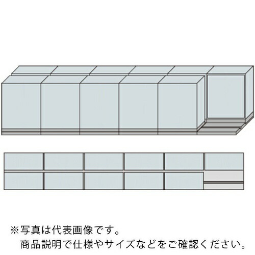 NAIKI ( ナイキ ) NW型書庫用天板セット ( MNW-TP26-BB-WH ) (株)ナイキ 【メーカー取寄】