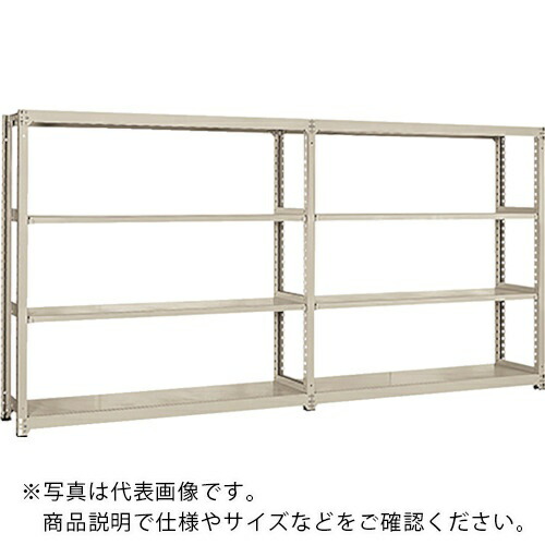 NAIKI ( ナイキ ) 軽量ラック(ボルトレスタイプ) W1805×D600×H2108 ( NMK7660-5R ) (株)ナイキ 【メーカー取寄】