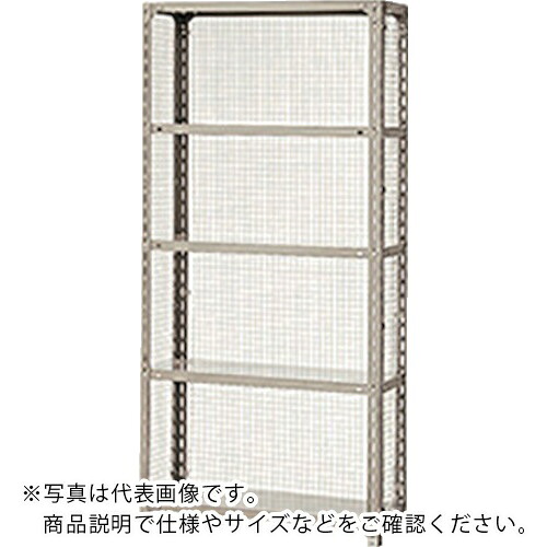 NAIKI ( ナイキ ) G型金網付棚 W1515×D315×H2400 ( RLG851-5 ) (株)ナイキ 【メーカー取寄】