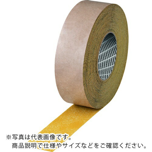 TRUSCO ( トラスコ中山 ) ノンスリップテープ屋内外用 平滑面強粘着タイプ 50mmX5m 黄色 お纏め12巻入 ( KNSP50X5-12Y ) トラスコ中山(株) 12,646円