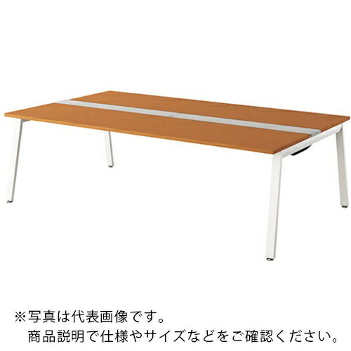 NAIKI ( ナイキ ) 大型ベンチテーブル (基本型) (両面タイプ) ( RXFN2414K-WMW ) (株)ナイキ 【メーカー取寄】