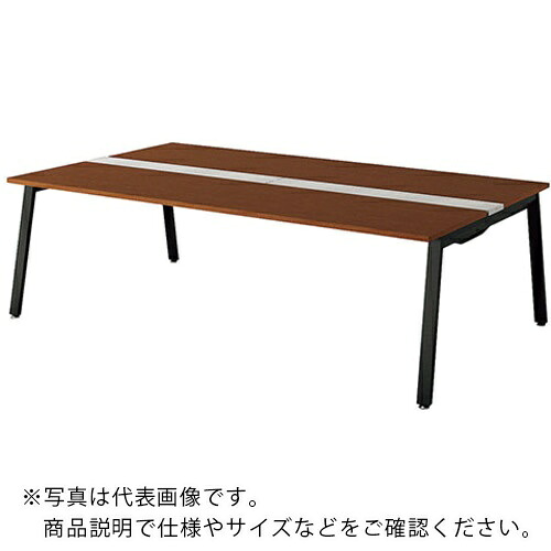 NAIKI ( ナイキ ) 大型ベンチテーブル (基本型) (両面タイプ) ( RXFN2414K-BWN ) (株)ナイキ 【メーカー取寄】