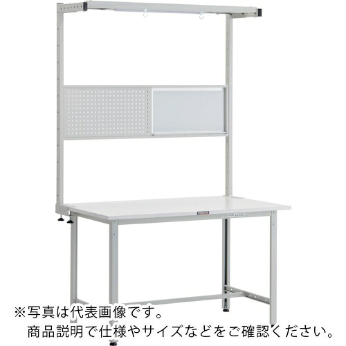 【SALE必要経費】TRUSCO ( トラスコ中山 ) 軽掛け目御役目台(300kg)AE型 1200X900XH1948(全高) ツールハンガーフルセット付 白いこと色 ( AE-1209THFS W ) トラスコ中山(株)
