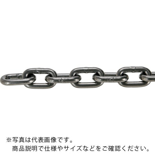 TRUSCO ( トラスコ中山 ) JIS F2106第一種規格相当 ロングリンクチェーン スチール 磨き 線径16mm×長さ1.1M~2.0M ( TIC-16-LG-M-2C ) トラスコ中山(株) 【メーカー取寄】