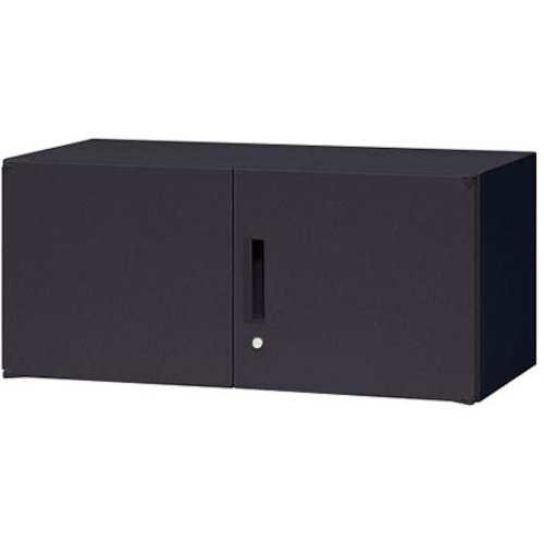 NAIKI ( ナイキ ) 収納庫 CW型 両開き書庫 上置用 899×450×400 ブラック ( CW-0940K-BB ) (株)ナイキ 【メーカー取寄】