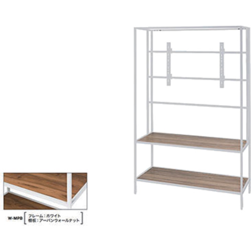 【SALE通貨価値】NAIKI ( ナイキ ) 管する一こま シェルフラック ( R1245-18MRW-MPB ) (株)ナイキ
