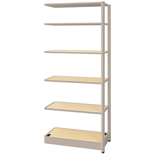 NAIKI ( ナイキ ) シェルフラック(連結型) メレム MU型/天板:シルクウッド 本体:サテンアッシュトープ/W925×H2103 ( MU-0921R-STS ) (株)ナイキ 【メーカー取寄】