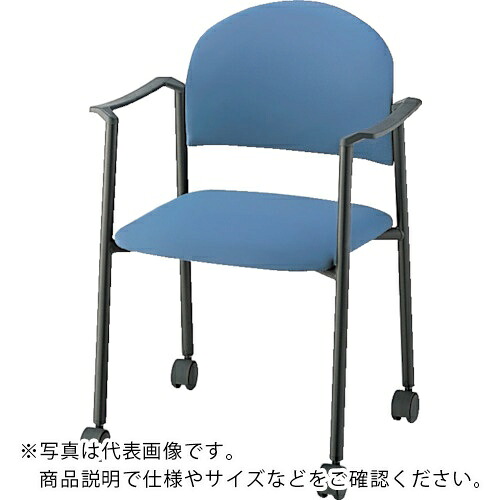 NAIKI ( ナイキ ) パイプチェアー ビニールなめし革張り ( E164BC-LGR ) (株)ナイキ 【製造業者取寄】 DIY・工具-その他
