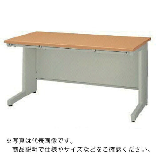 NAIKI ( ナイキ ) 平デスク NED型/天板:ライトバーチ木目 本体:ウォームホワイト/W1200×D600×H700 ( NED126F-AWL ) (株)ナイキ 【メーカー取寄】