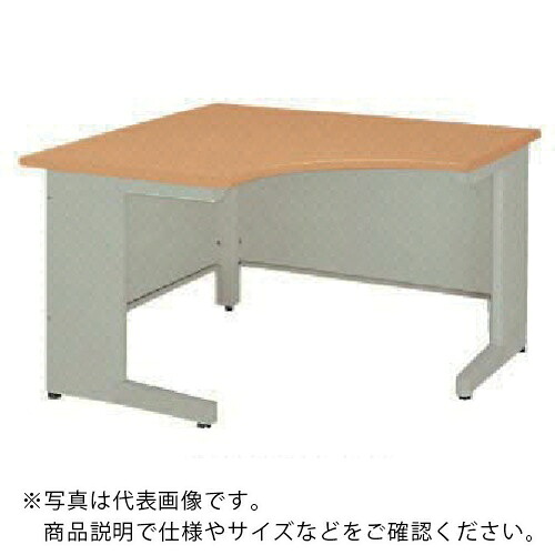 NAIKI ( ナイキ ) コーナーデスク(90゜用) NED型/天板:ライトバーチ木目 本体:ウォームホワイト/W1200×D1200×H700 ( NED127CT-AWL ) (株)ナイキ 【メーカー取寄】