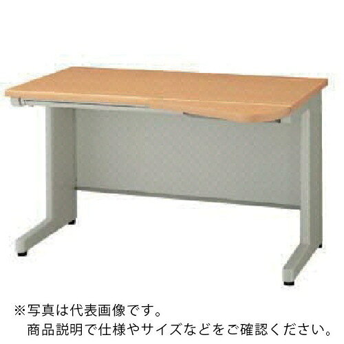 NAIKI ( ナイキ ) 駆け引き事務机(左用) NED型/天板:ライトバーチ肌理 本体:ウォーム白いこと/W1200×D912×H700 ( NED127EFL-AWL ) 【製造業者取寄】