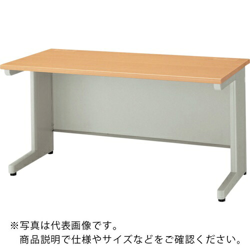 NAIKI ( ナイキ ) 平デスク(引出し無し) NED型/天板:ウォームホワイト 本体:ウォームホワイト/W1800×D700×H700 ( NED187FDN-AWH ) (株)ナイキ 【メーカー取寄】