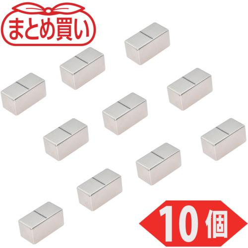 TRUSCO ( トラスコ中山 ) まとめ買い ネオジム磁石 角形 20mm×10mmX10mm 10個入 ( TN1020-K-10P )