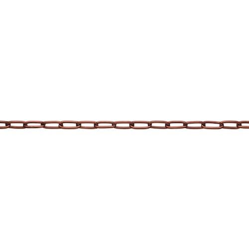ニッサチェイン 鉄カラーリンクU 15m巻 茶 ( R-IU20E-BR )