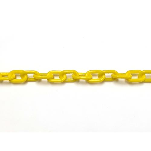 【SALE通貨価値】ニッサチェイン プラカラーチェイン 4×30m 黄 ( JC-4-Y ) (株)ニッサチェイン