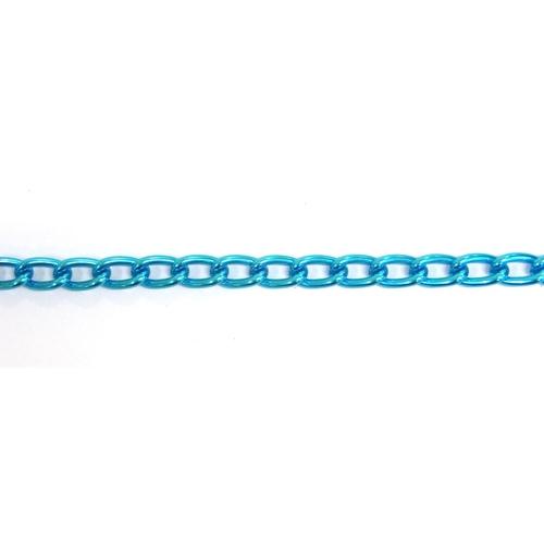 ニッサチェイン アルミカラーチェン 30m 青 ( AM22-B ) 【製造業者取寄】