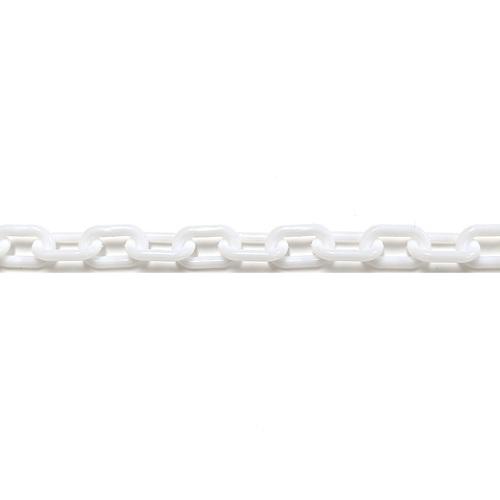 【SALE通貨価値】ニッサチェイン プラカラーチェイン 4×30m 白 ( JC-4-W ) (株)ニッサチェイン