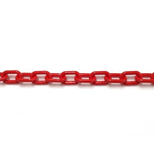 【SALE通貨価値】ニッサチェイン パソコン連環 赤 4mmX30m ( JC-4-RD ) (株)ニッサチェイン