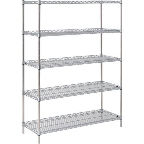 ERECTA ( エレクター ) スーパーシリーズ・サイドアップシェルフ 間口910mm×奥ふかさ460mm×高さ2197粍(P) DB無 5段 ( MU910P2200N5 ) 【製造会社取寄】