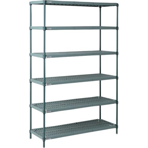 ERECTA ( エレクター ) メトロ スーパーエレクター・プロ 間口1367mm×奥行612mm×高さ1387mm (PK)6段 ( PR2454NK354PK36 )