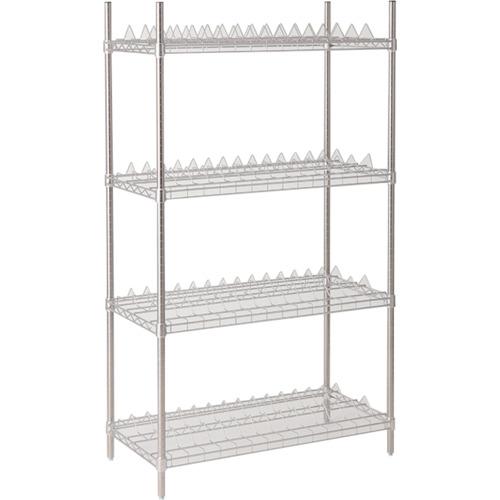 【SALE通貨価値】ERECTA ( エレクター ) リールシェルフ 間口910mm×奥ふかさ460mm×高さ1587粍(なおなお書き) DB付 4段 木管大きさφ330粍用 ( RSMS910BPS1590W4 ) エレクター(株)
