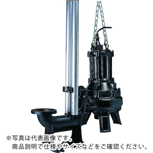 ツルミ ( 鶴見製作所 ) 汚物用水中スクリューポンプ 60HZ 口径100mm 三相200V ( TOS100SC415-64 60HZ )