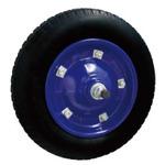 ヨドノ 一輪車用ノーパンクタイヤ 軸径16φ ( AL13X3 )