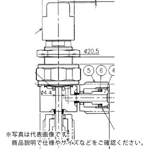 Fujikin ( フジキン ) SUS鋼製ダイレクトダイヤフラムバルブ_1MPa_FUNDL-81G ( FUNDL-81G-6.35-2 ) 【製造業者取寄】