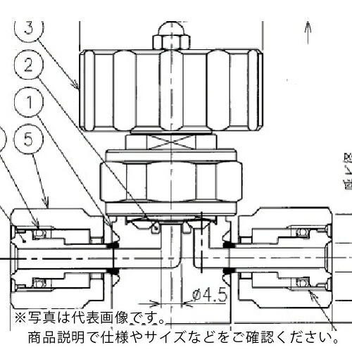 【SALE通貨価値】Fujikin ( フジキン ) ハステロイ製ダイレクトダイヤフラムバルブ_1MPa_FHND-71G ( FHND-71G-6.35-2 ) (株)フジキン