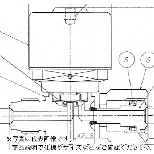 【SALE通貨価値】Fujikin ( フジキン ) SUS鋼製自動小銃ダイレクトダイヤフラムバルブ_1MPa_FPR-NSD-71 ( FPR-NSD-71-6.35-3 ) (株)フジキン