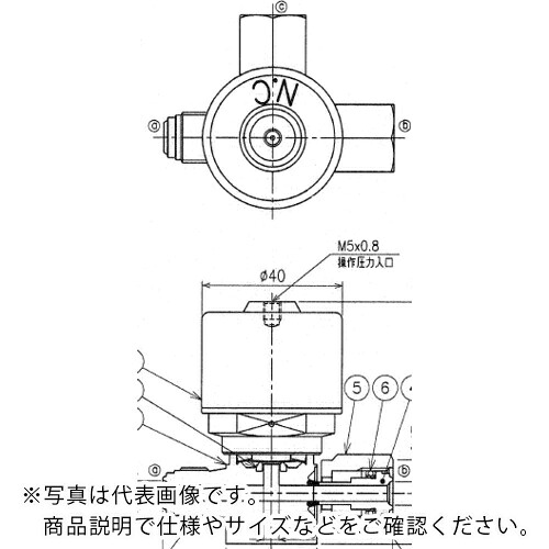 【SALE通貨価値】Fujikin ( フジキン ) SUS鋼製自動小銃3方ダイレクトダイヤフラムバルブ_1MPa_FPR-NDTB ( FPR-NDTB-71-6.35-3 ) (株)フジキン