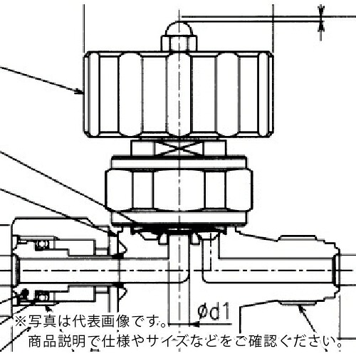 Fujikin ( フジキン ) SUS鋼製ダイレクトダイヤフラムバルブ_1MPa_FUND-71G ( FUND-71G-6.35-4 )