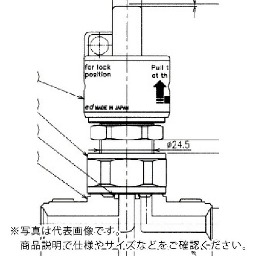 【SALE通貨価値】Fujikin ( フジキン ) SUS鋼製ダイレクトダイヤフラムバルブ_1MPa_FUNDL-71G ( FUNDL-71GL-9.52 ) (株)フジキン