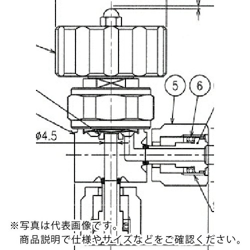 Fujikin ( フジキン ) SUS鋼製ダイレクトダイヤフラムバルブ_1MPa_FUND-81G ( FUND-81G-6.35-2 )